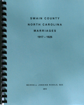Swain County, North Carolina, Marriages, 1917-1926